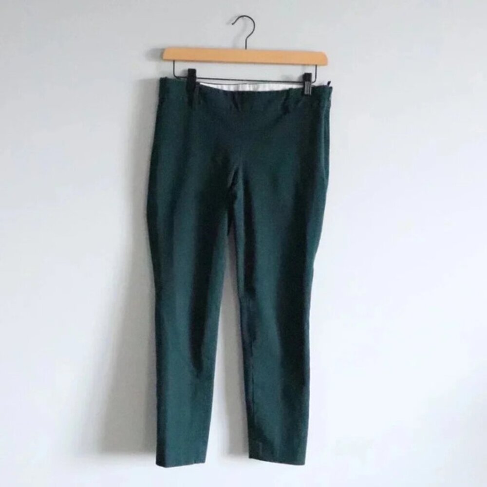 Aritzia Babaton Ellis Size 6 Green Women's Straight Leg Ankle Trouser Pants